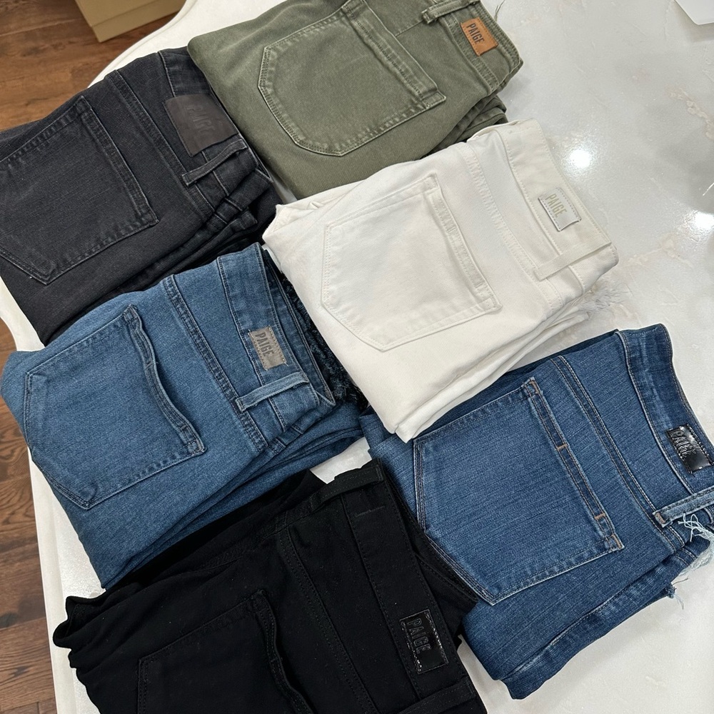 Assorted PAIGE Denim Bundle of 6 Size 26